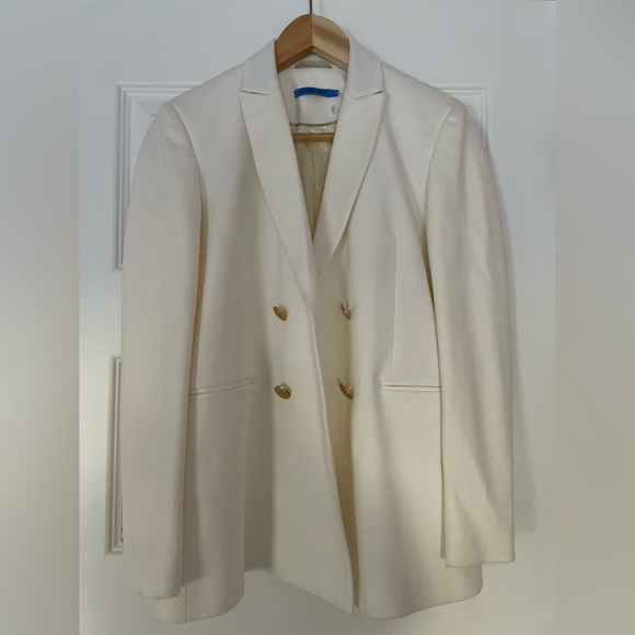 J. McLaughlin Marlowe Women's Blazer, white, size 0 - Picture 14 of 14